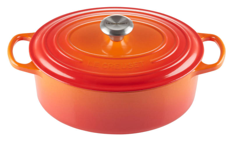 LE CREUSET Bräter oval 29 cm Ofenrot SIGNATURE