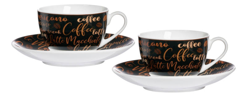 Ritzenhoff & Breker Cappuchino-Set 4-tlg. AROMATICO