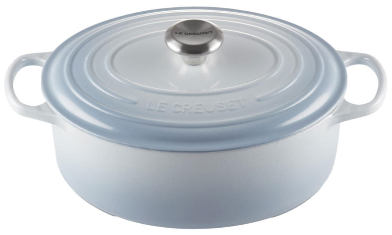 LE CREUSET Bräter Meerblau 29 cm SIGNATURE
