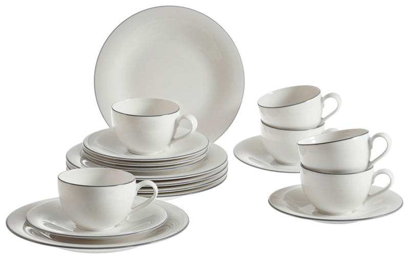 Villeroy & Boch Kaffeeservice 18tlg. GREY LINES