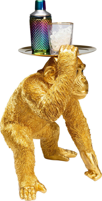 Karé Deko-Figur Butler Chimp