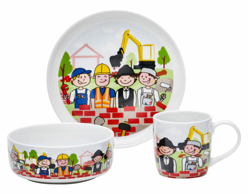 Van Well Kinder-Set Baustelle 3-tlg.