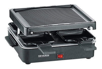 Severin Raclette mit Grillplatte 4er