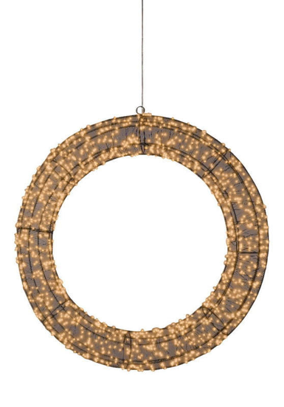 Lumineo LED-Kranz X-MAS