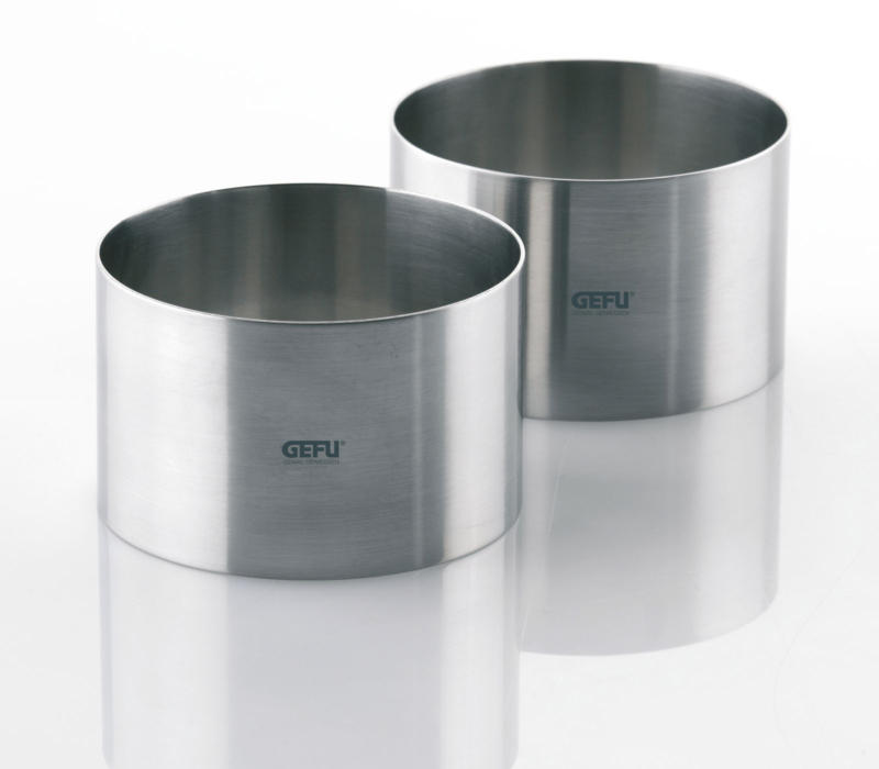 GEFU Dessert-Vorspeisenringe 2er-Set