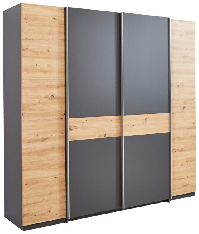 Z2 Dreh-/Schwebetürenschrank 4trg FABIO