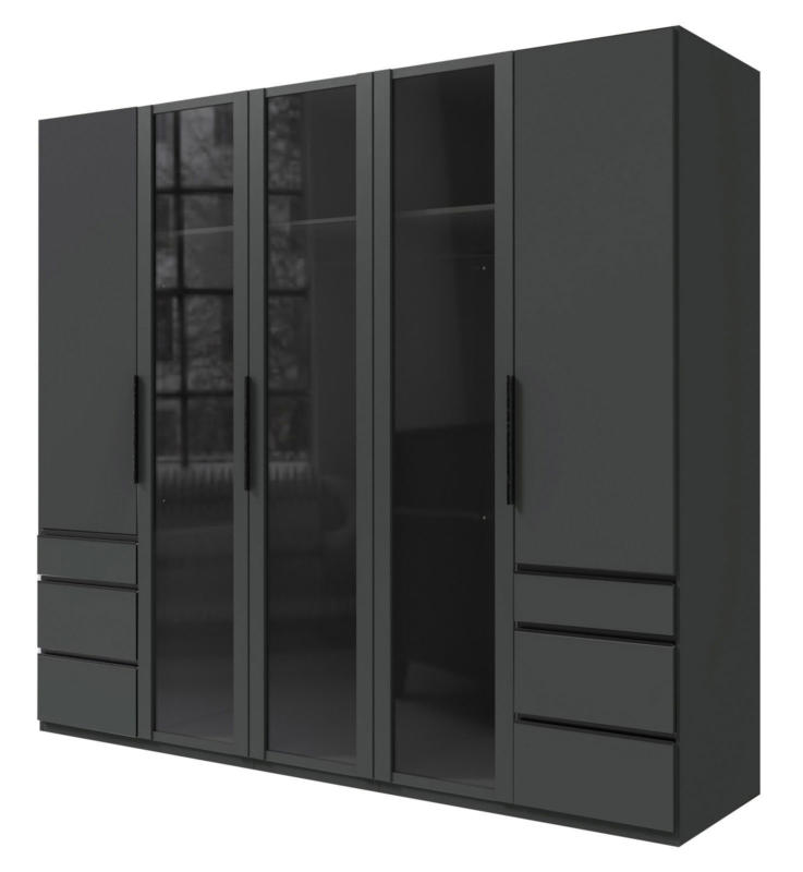 Ti´me Drehtürenschrank 5-trg. LEVEL 36 BLACK E