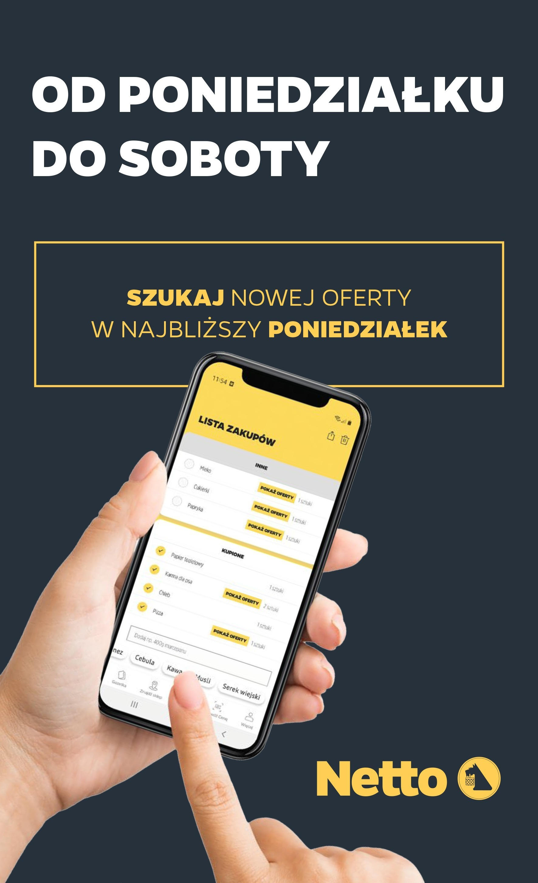 Netto gazetka od 08.05.2025 | Promocje | Strona: 17 | Produkty: Serek, Serek wiejski, Karma dla psa, Chleb Netto gazetka od 08.05.2025 - Aktualne promocje | Strona: 17 | Produkty: Serek, Serek wiejski, Karma dla psa, Chleb
