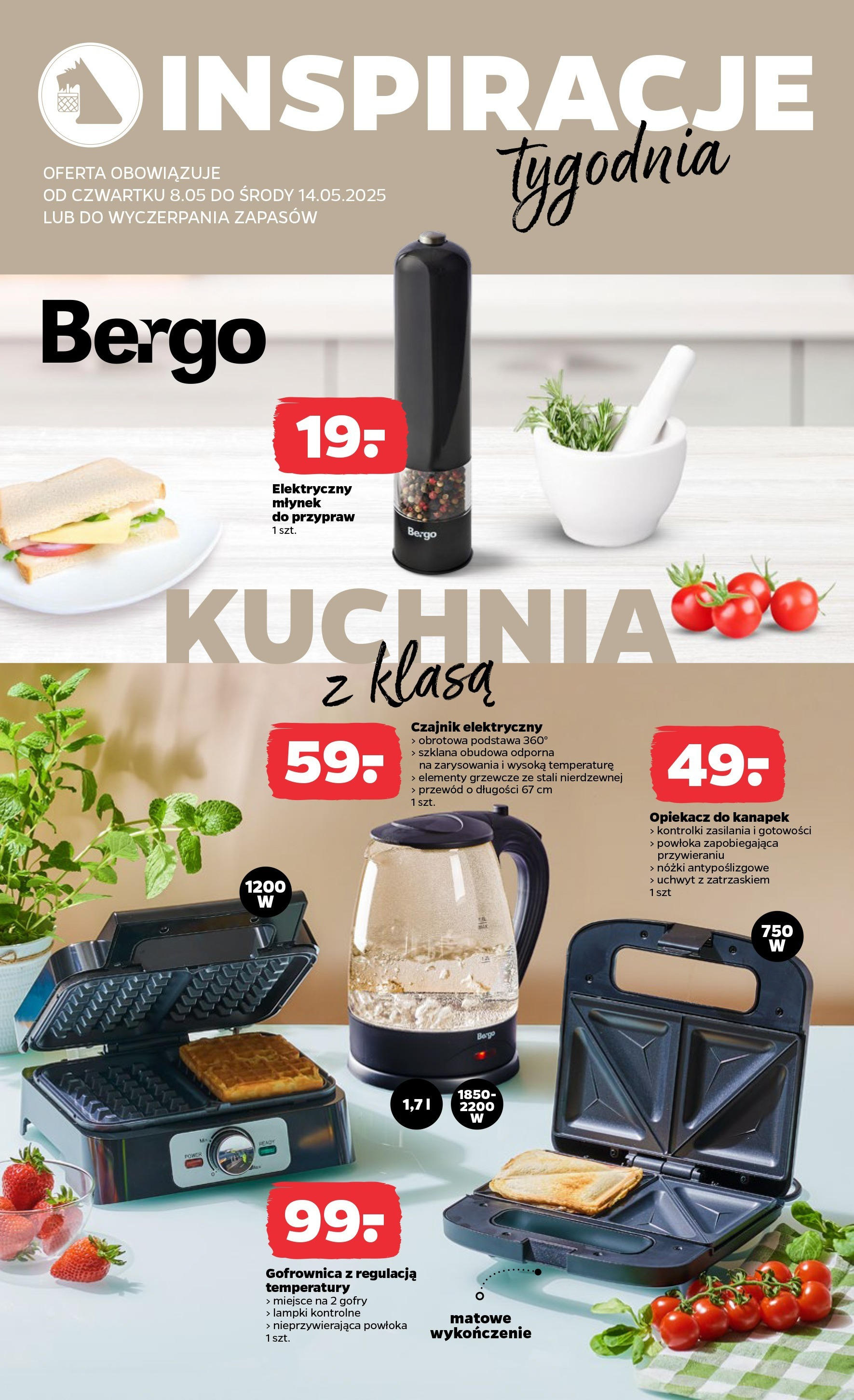 Netto gazetka od 08.05.2025 | Promocje | Strona: 19 | Produkty: Lampki, Czajnik, Opiekacz, Gofrownica Netto gazetka od 08.05.2025 - Aktualne promocje | Strona: 19 | Produkty: Lampki, Czajnik, Opiekacz, Gofrownica