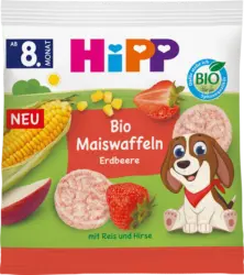HiPP Babysnack Maiswaffeln Erdbeere ab dem 8. Monat