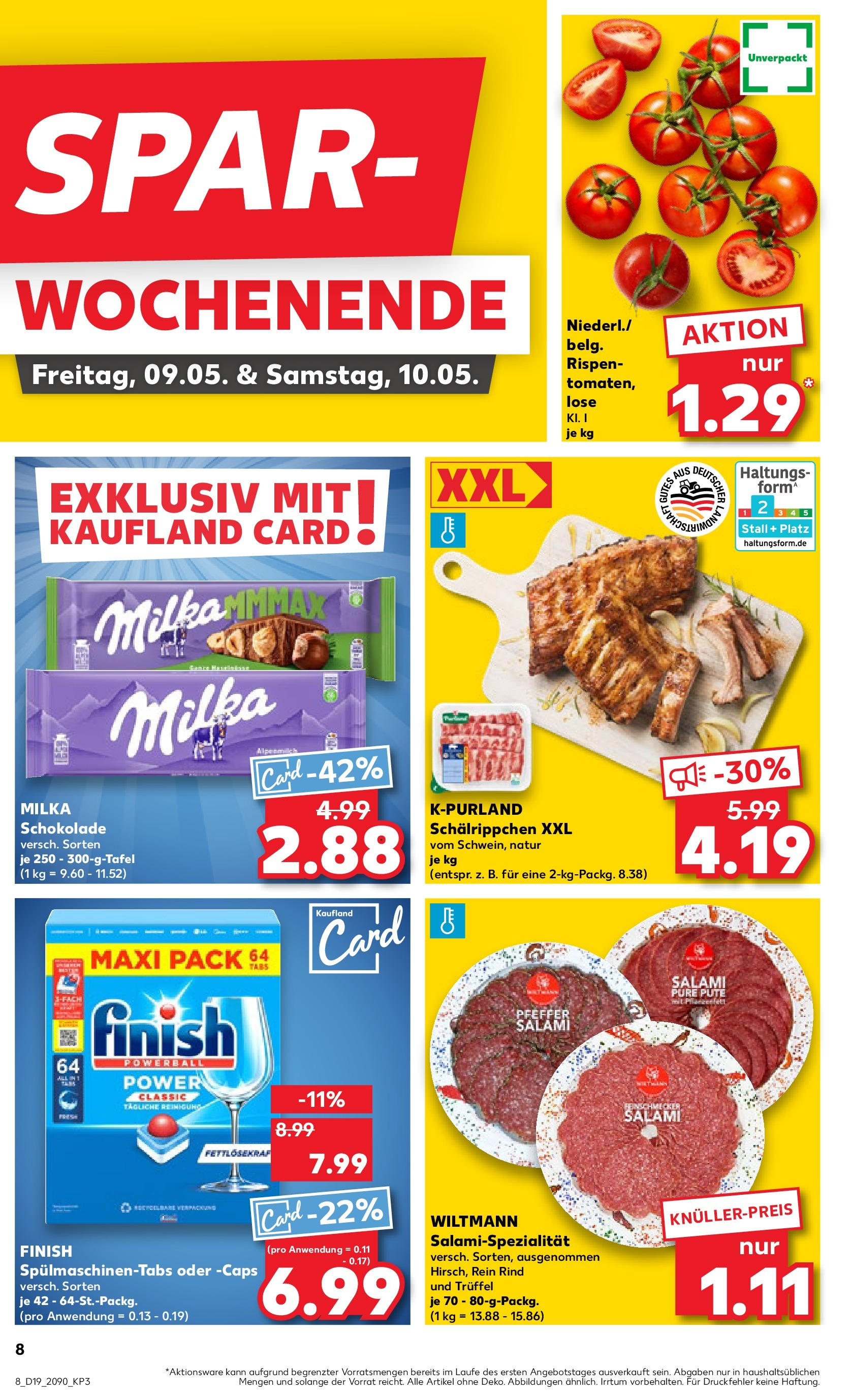 Kaufland - Kaufland: Wochenangebote (ab 07.05.2025) » Angebote Online | Seite: 8 | Produkte: Schokolade, Milka schokolade, Finish, Milka Kaufland - Kaufland: Wochenangebote (ab 07.05.2025) » Angebote Online zum Blättern | Seite: 8 | Produkte: Schokolade, Milka schokolade, Finish, Milka