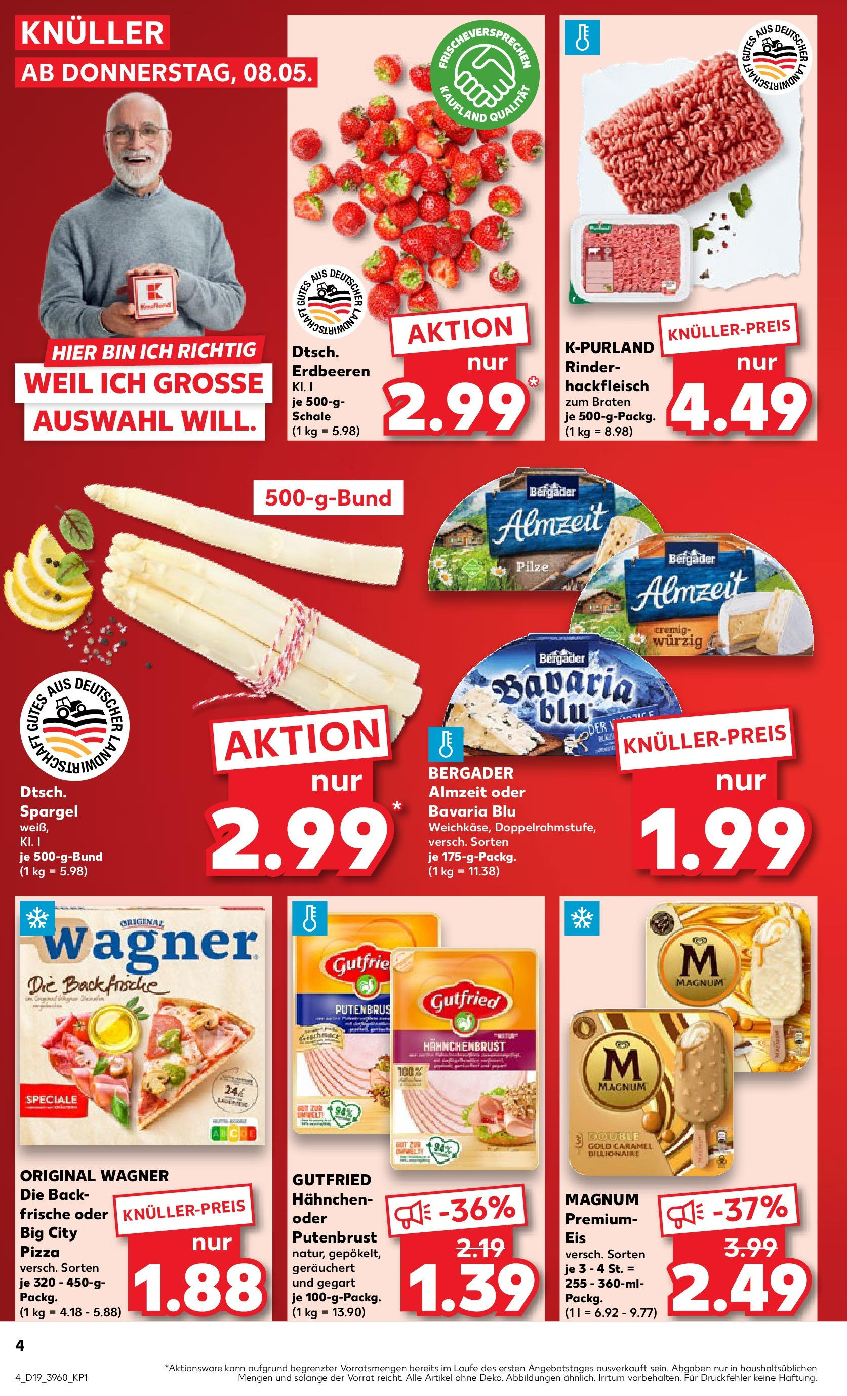 Kaufland - Kaufland: Wochenangebote (ab 07.05.2025) » Angebote Online | Seite: 4 | Produkte: Hahnchen, Spargel, Pizza, Erdbeeren Kaufland - Kaufland: Wochenangebote (ab 07.05.2025) » Angebote Online zum Blättern | Seite: 4 | Produkte: Hahnchen, Spargel, Pizza, Erdbeeren
