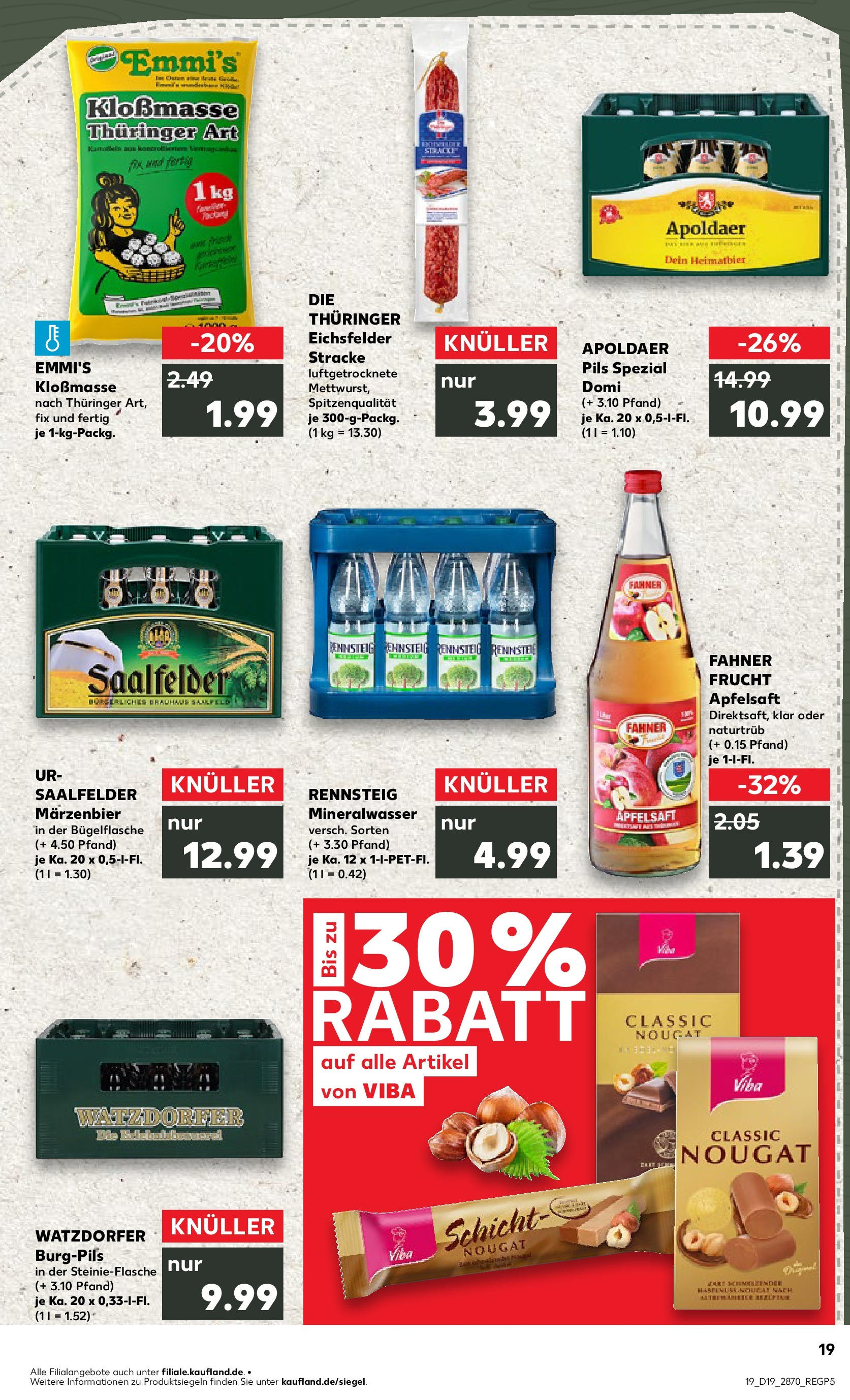 Kaufland - Kaufland: Wochenangebote (ab 07.05.2025) » Angebote Online | Seite: 19 | Produkte: Pils, Apfelsaft, Mineralwasser, Apple Kaufland - Kaufland: Wochenangebote (ab 07.05.2025) » Angebote Online zum Blättern | Seite: 19 | Produkte: Pils, Apfelsaft, Mineralwasser, Apple
