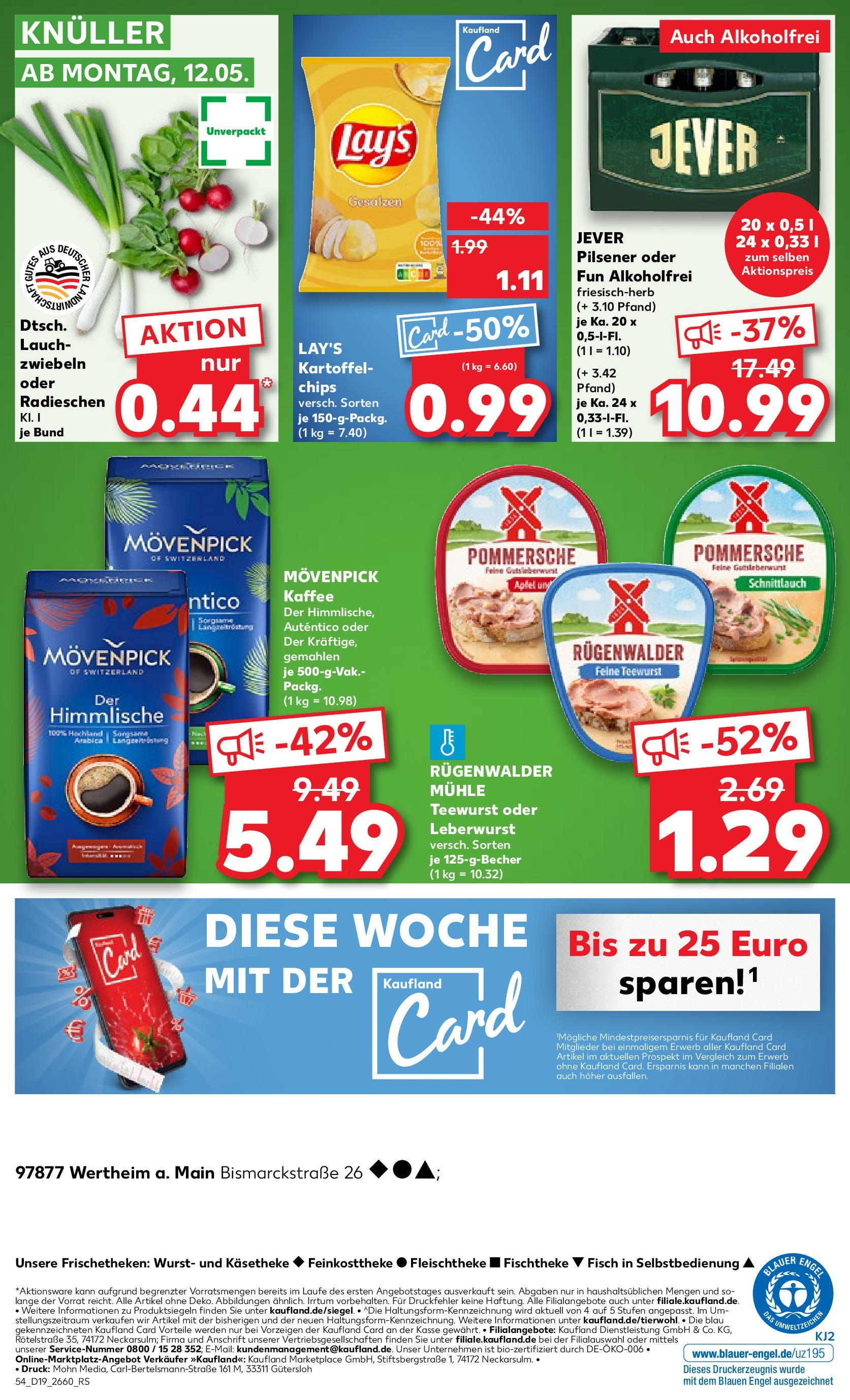 Kaufland - Kaufland: Wochenangebote (ab 07.05.2025) » Angebote Online | Seite: 54 | Produkte: Mühle, Kaffee, Movenpick kaffee, Jever Kaufland - Kaufland: Wochenangebote (ab 07.05.2025) » Angebote Online zum Blättern | Seite: 54 | Produkte: Mühle, Kaffee, Movenpick kaffee, Jever