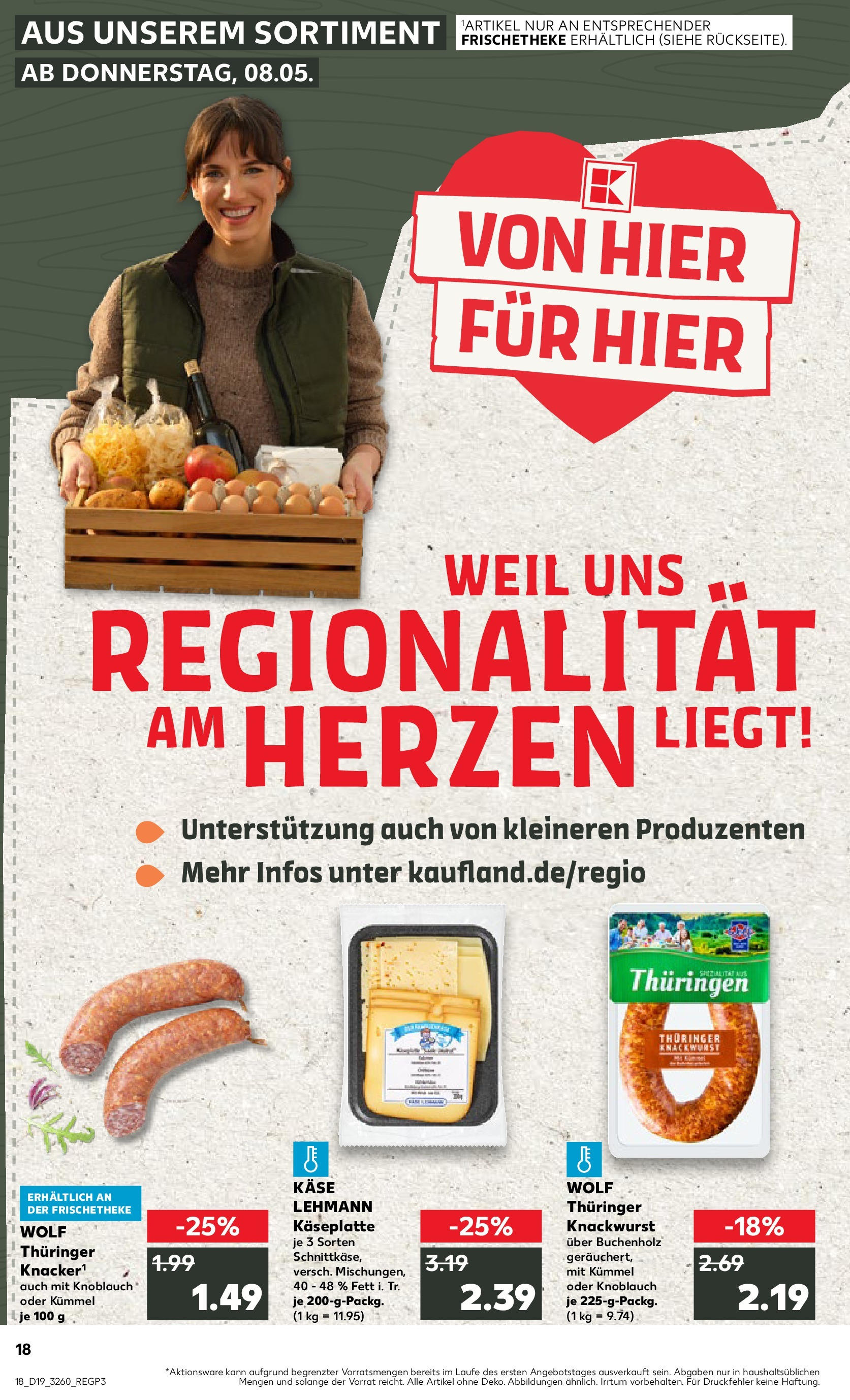 Kaufland - Kaufland: Wochenangebote (ab 07.05.2025) » Angebote Online | Seite: 18 | Produkte: Käse, Knoblauch Kaufland - Kaufland: Wochenangebote (ab 07.05.2025) » Angebote Online zum Blättern | Seite: 18 | Produkte: Käse, Knoblauch