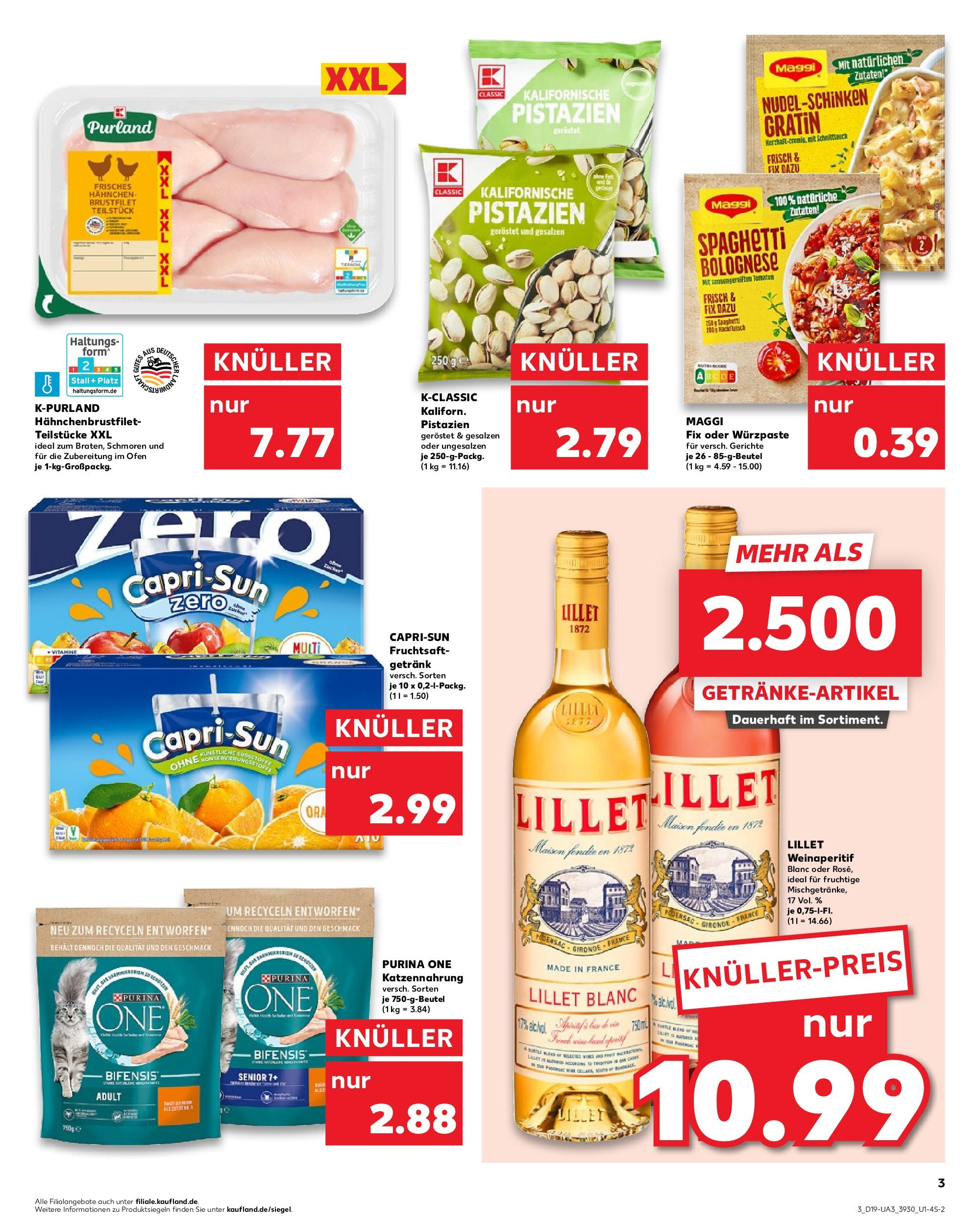 Kaufland - Kaufland: Wochenangebote (ab 07.05.2025) » Angebote Online | Seite: 3 | Produkte: Purina one, Ofen, Hahnchen, Capri sun Kaufland - Kaufland: Wochenangebote (ab 07.05.2025) » Angebote Online zum Blättern | Seite: 3 | Produkte: Purina one, Ofen, Hahnchen, Capri sun