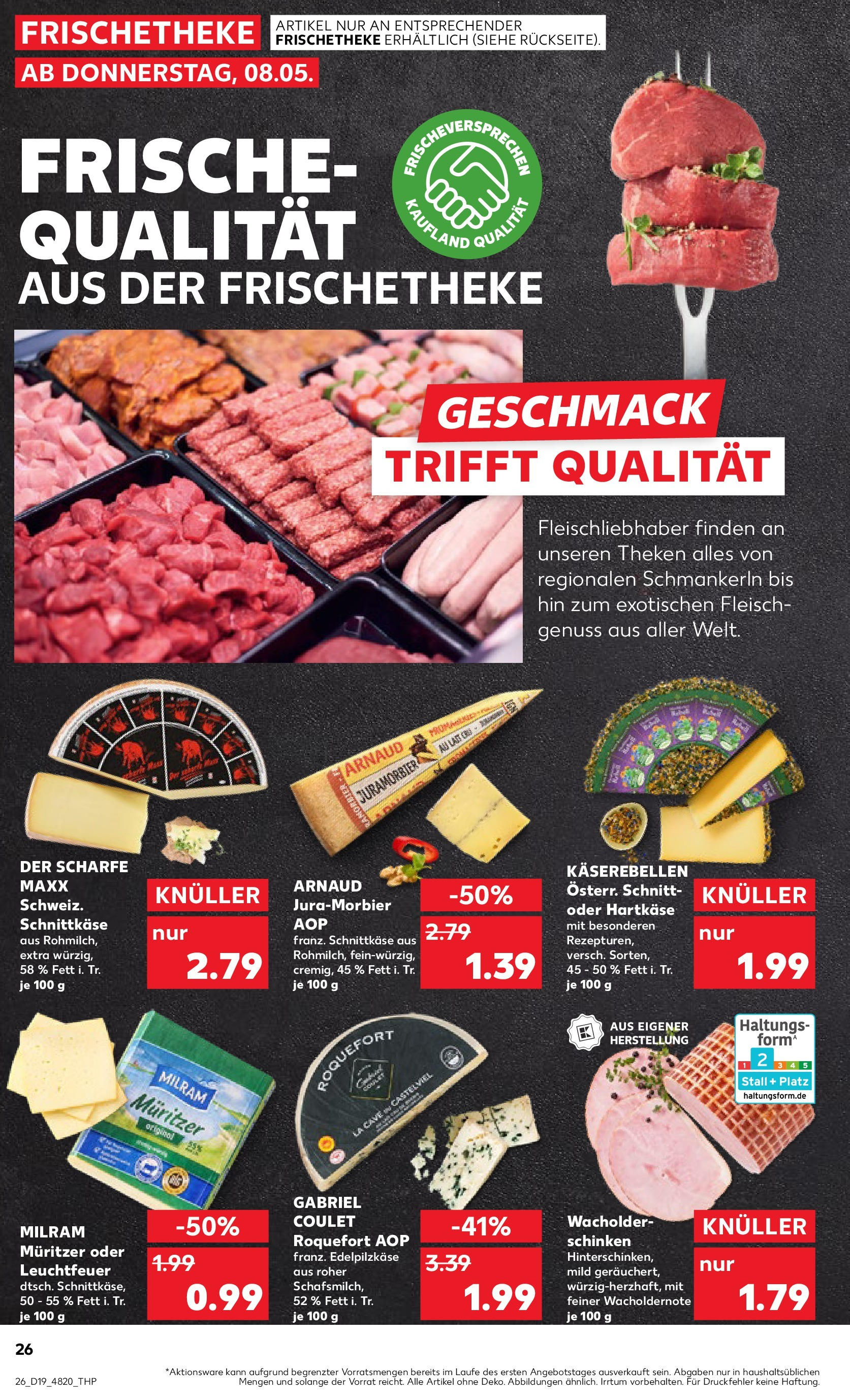 Kaufland - Kaufland: Wochenangebote (ab 07.05.2025) » Angebote Online | Seite: 26 | Produkte: Milram, Schinken, Fleisch Kaufland - Kaufland: Wochenangebote (ab 07.05.2025) » Angebote Online zum Blättern | Seite: 26 | Produkte: Milram, Schinken, Fleisch