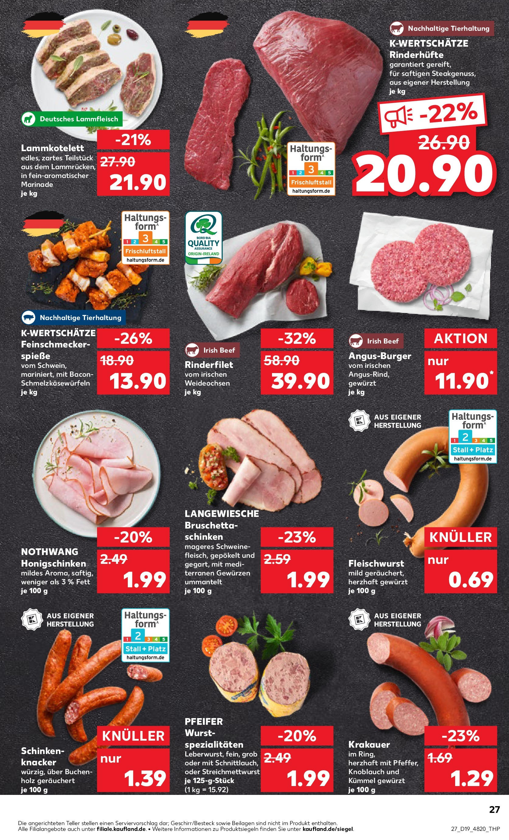 Kaufland - Kaufland: Wochenangebote (ab 07.05.2025) » Angebote Online | Seite: 27 | Produkte: Burger, Spieße, Wurst, Knoblauch Kaufland - Kaufland: Wochenangebote (ab 07.05.2025) » Angebote Online zum Blättern | Seite: 27 | Produkte: Burger, Spieße, Wurst, Knoblauch