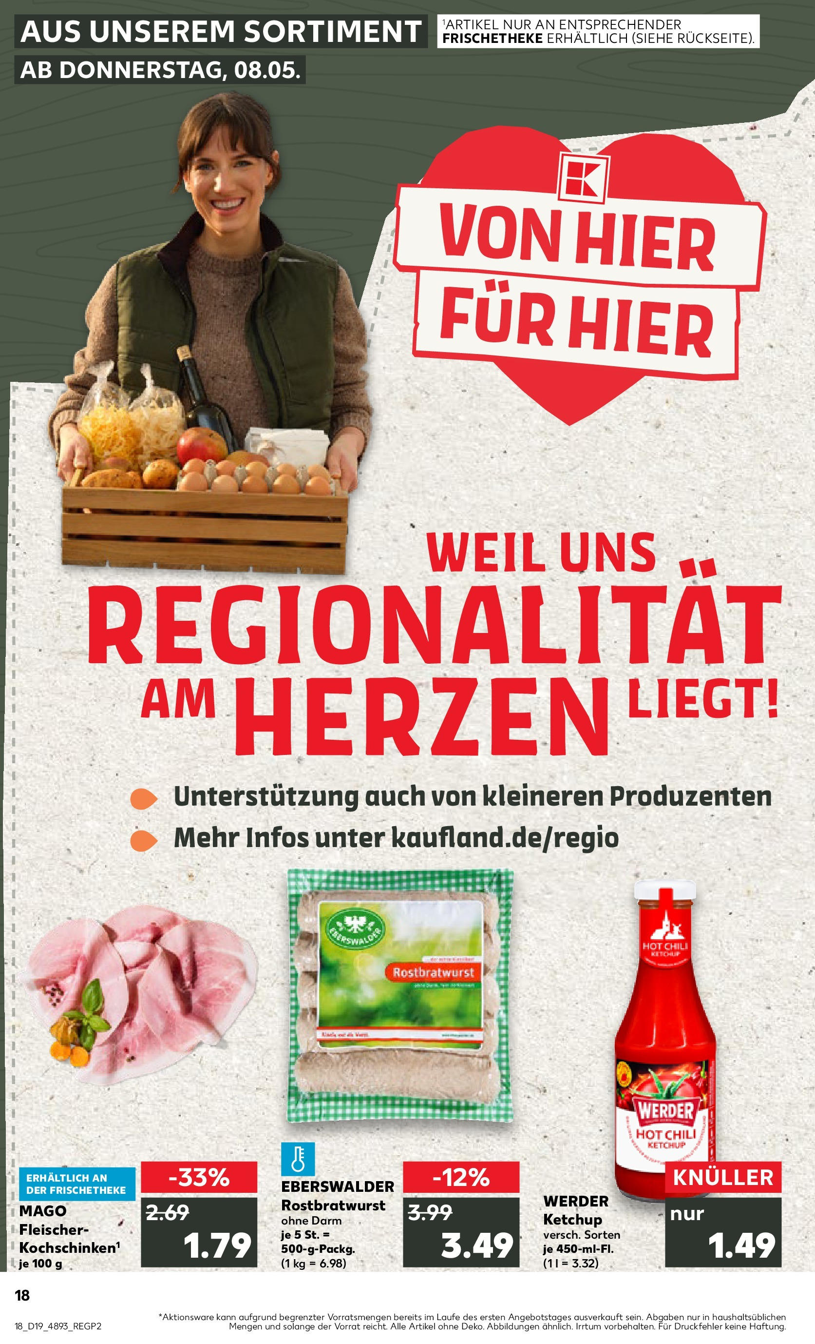 Kaufland - Kaufland: Regio-Wochen (ab 07.05.2025) » Angebote Online | Seite: 1 | Produkte: Chili, Ketchup Kaufland - Kaufland: Regio-Wochen (ab 07.05.2025) » Angebote Online zum Blättern | Seite: 1 | Produkte: Chili, Ketchup