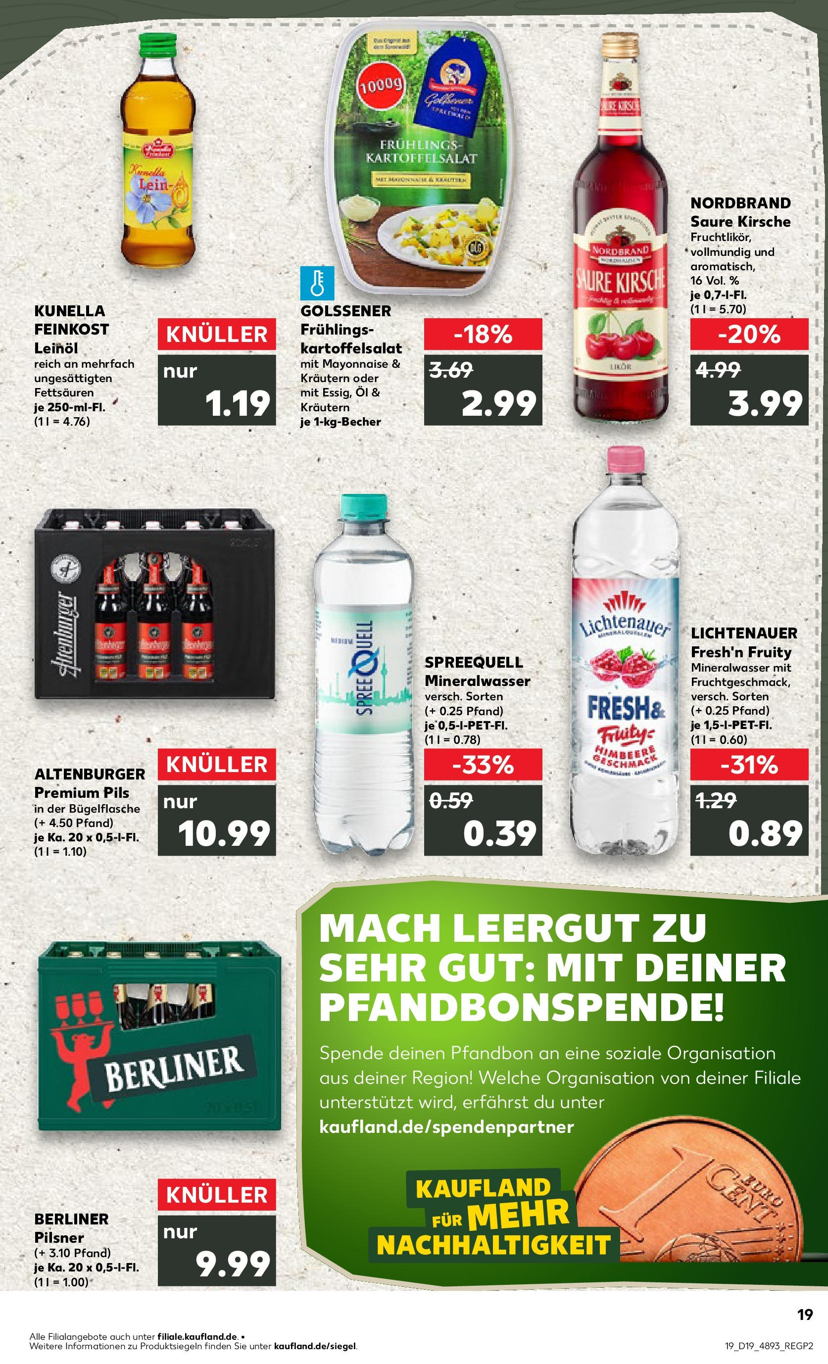 Kaufland - Kaufland: Regio-Wochen (ab 07.05.2025) » Angebote Online | Seite: 2 | Produkte: Berliner, Öl, Leinöl, Mineralwasser Kaufland - Kaufland: Regio-Wochen (ab 07.05.2025) » Angebote Online zum Blättern | Seite: 2 | Produkte: Berliner, Öl, Leinöl, Mineralwasser