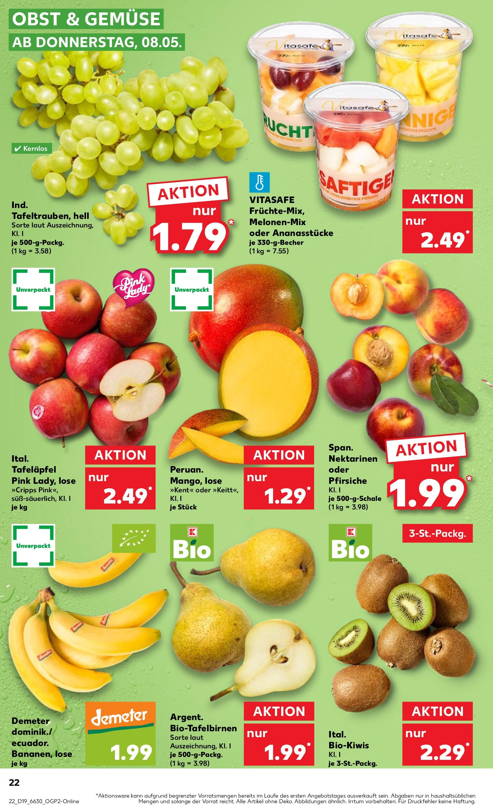 Kaufland - Kaufland: Regio-Wochen (ab 07.05.2025) » Angebote Online | Seite: 26 | Produkte: Nektarinen, Gemüse, Mango, Kiwi Kaufland - Kaufland: Regio-Wochen (ab 07.05.2025) » Angebote Online zum Blättern | Seite: 26 | Produkte: Nektarinen, Gemüse, Mango, Kiwi