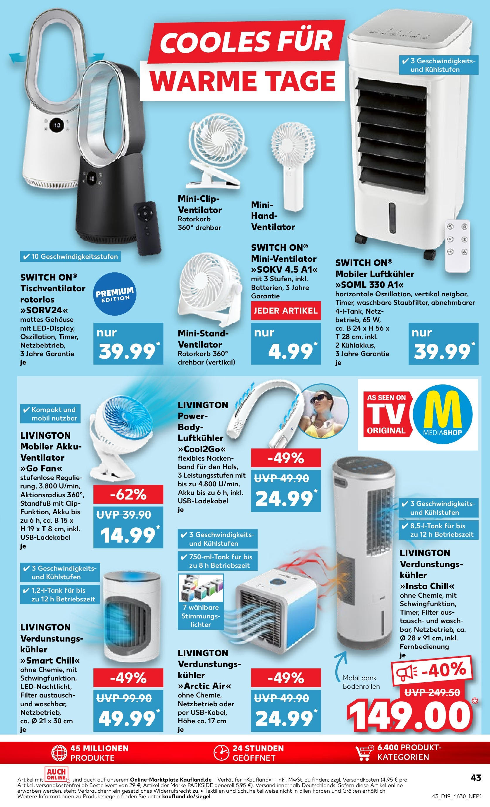 Kaufland - Kaufland: Regio-Wochen (ab 07.05.2025) » Angebote Online | Seite: 47 | Produkte: Ventilator Kaufland - Kaufland: Regio-Wochen (ab 07.05.2025) » Angebote Online zum Blättern | Seite: 47 | Produkte: Ventilator