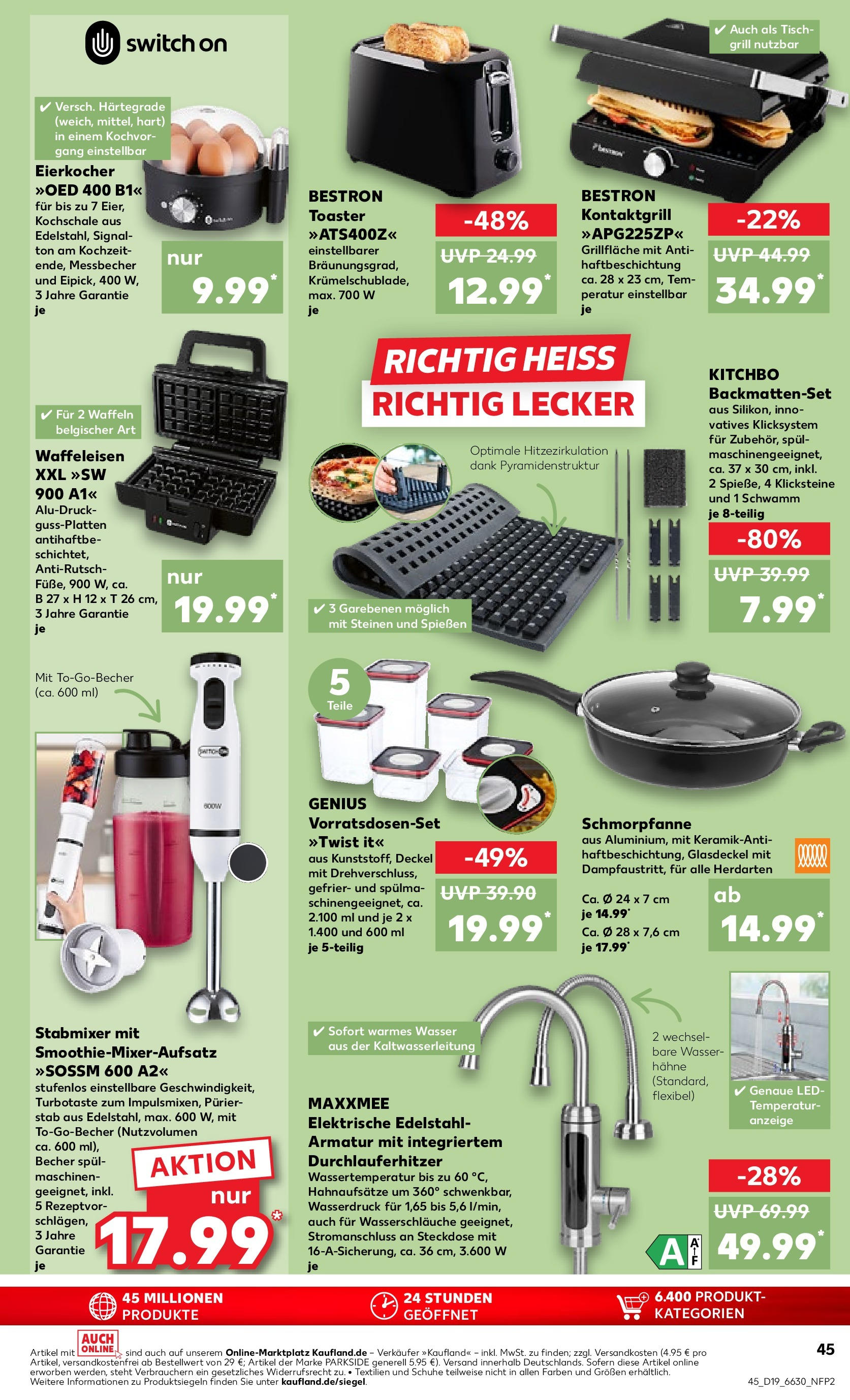 Kaufland - Kaufland: Regio-Wochen (ab 07.05.2025) » Angebote Online | Seite: 49 | Produkte: Grill, Toaster, Tisch, Steckdose Kaufland - Kaufland: Regio-Wochen (ab 07.05.2025) » Angebote Online zum Blättern | Seite: 49 | Produkte: Grill, Toaster, Tisch, Steckdose