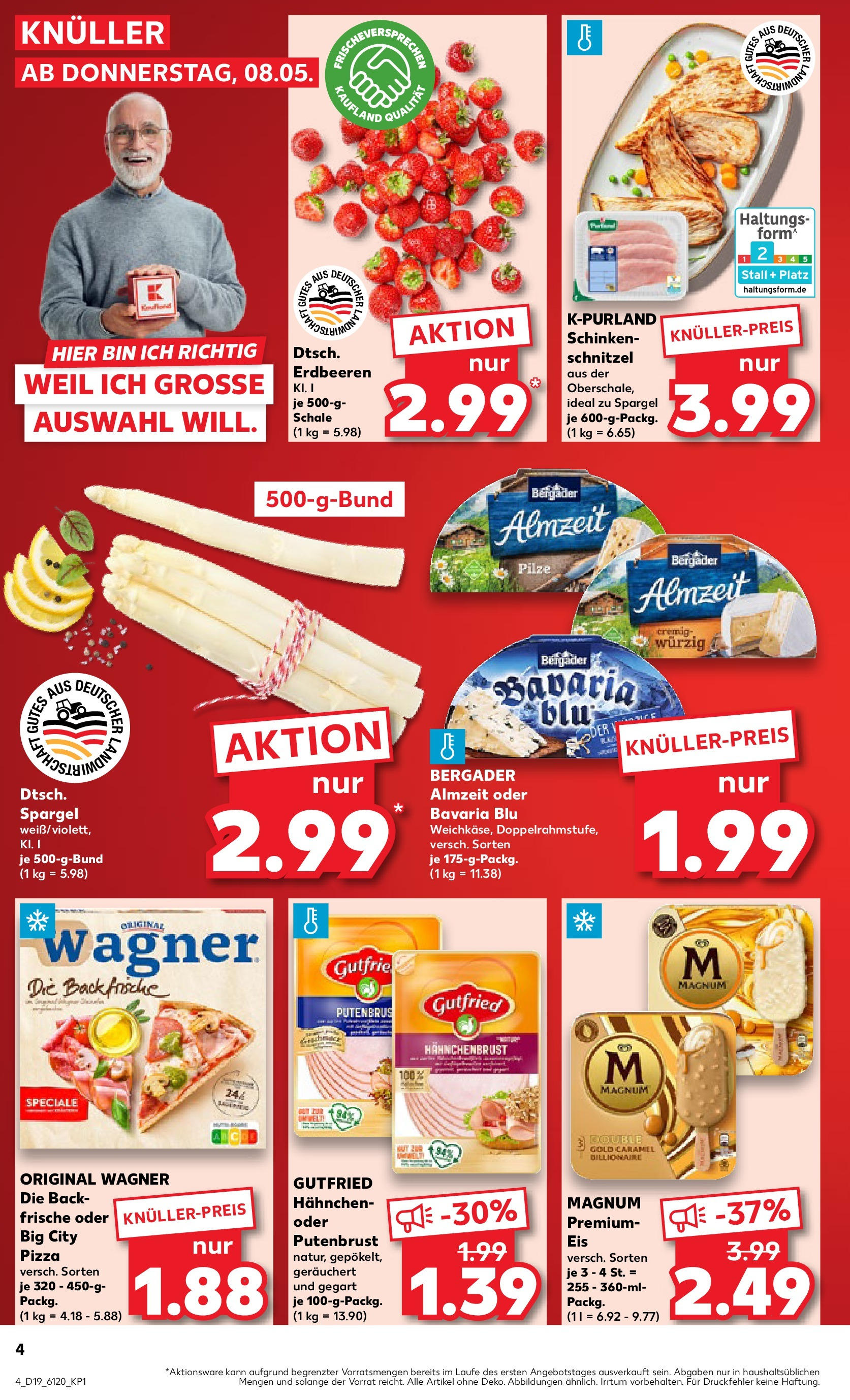 Kaufland - Kaufland: Wochenangebote (ab 07.05.2025) » Angebote Online | Seite: 4 | Produkte: Spargel, Schinken, Erdbeeren, Hahnchenbrust Kaufland - Kaufland: Wochenangebote (ab 07.05.2025) » Angebote Online zum Blättern | Seite: 4 | Produkte: Spargel, Schinken, Erdbeeren, Hahnchenbrust