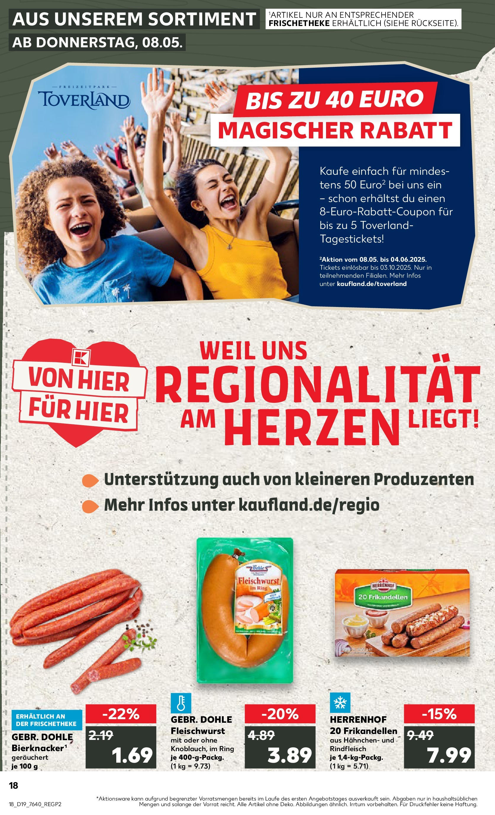Kaufland - Kaufland: Regio-Wochen (ab 07.05.2025) » Angebote Online | Seite: 1 | Produkte: Hahnchen, Rindfleisch Kaufland - Kaufland: Regio-Wochen (ab 07.05.2025) » Angebote Online zum Blättern | Seite: 1 | Produkte: Hahnchen, Rindfleisch