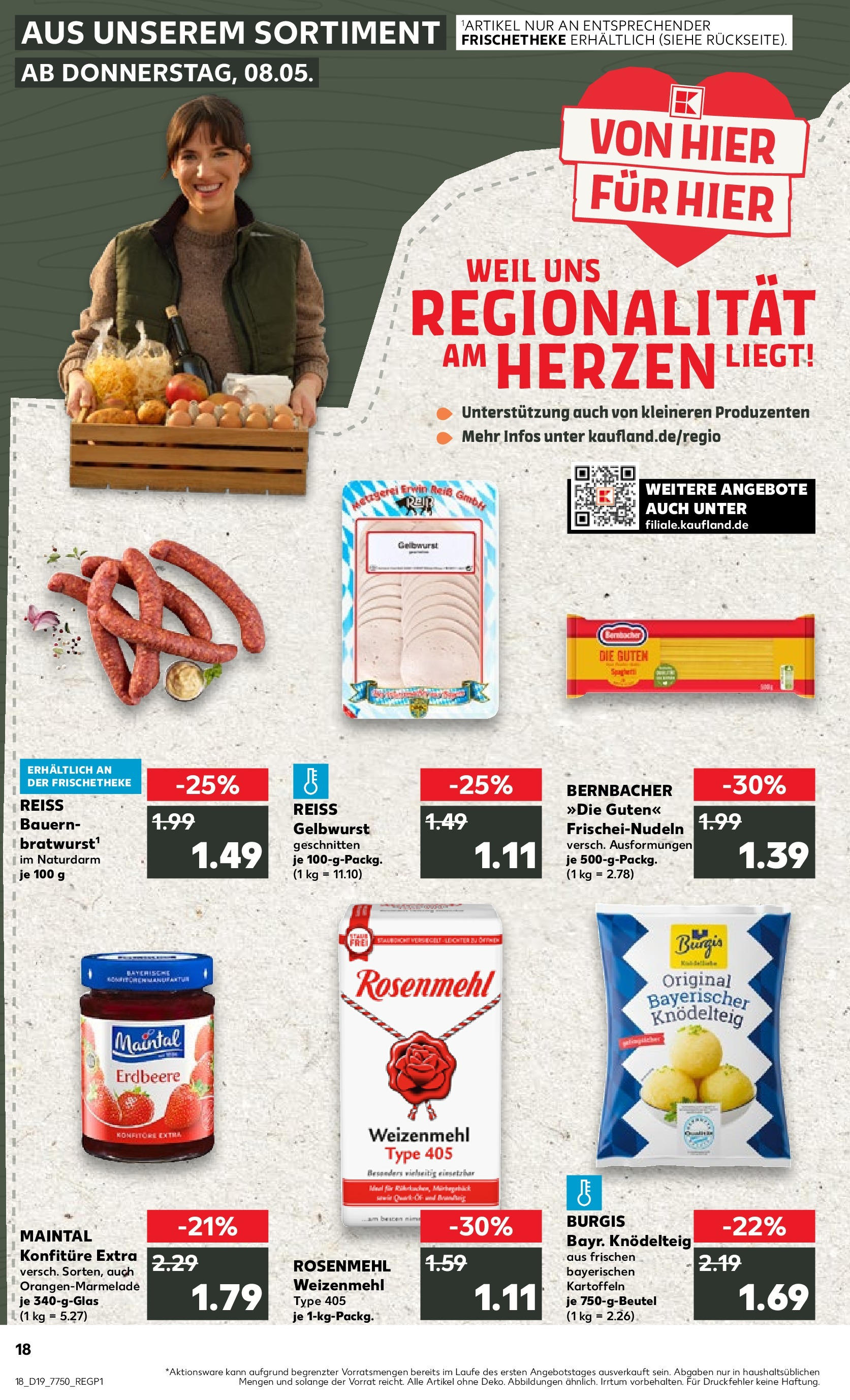 Kaufland - Kaufland: Wochenangebote (ab 07.05.2025) » Angebote Online | Seite: 22 | Produkte: Weizenmehl, Kartoffeln, Pasta Kaufland - Kaufland: Wochenangebote (ab 07.05.2025) » Angebote Online zum Blättern | Seite: 22 | Produkte: Weizenmehl, Kartoffeln, Pasta