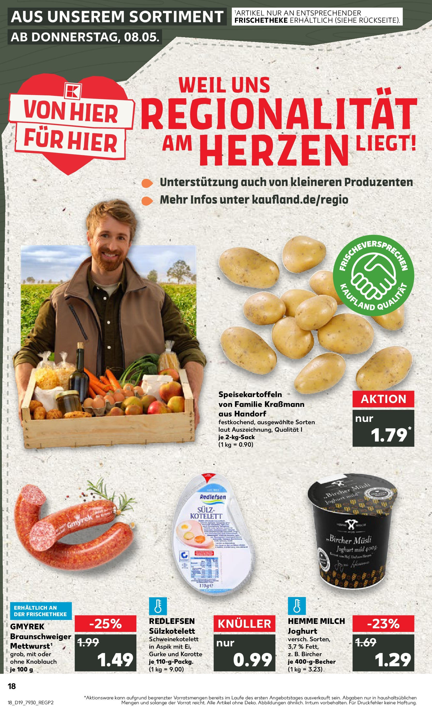 Kaufland - Kaufland: Wochenangebote (ab 07.05.2025) » Angebote Online | Seite: 18 | Produkte: Musli, Milch, Knoblauch, Karotte Kaufland - Kaufland: Wochenangebote (ab 07.05.2025) » Angebote Online zum Blättern | Seite: 18 | Produkte: Musli, Milch, Knoblauch, Karotte