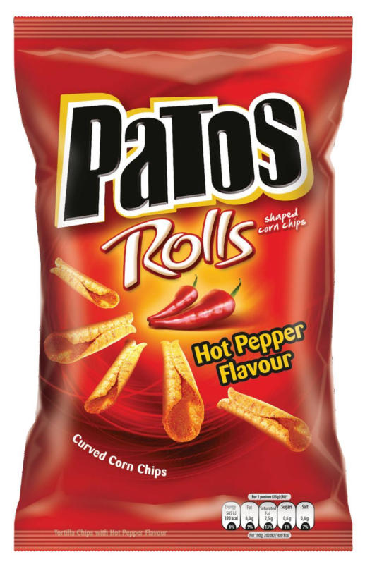 Patos Rolls Царевичен чипс различни вкусове