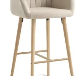 JYSK Scaun bar ADSLEV bej/stejar natur