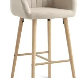 JYSK Scaun bar ADSLEV bej/stejar natur