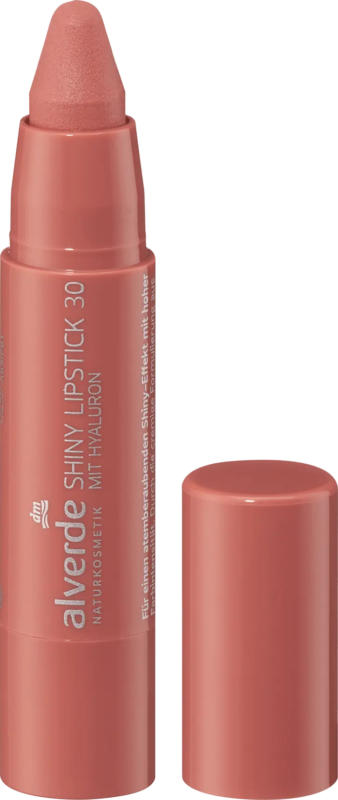 alverde NATURKOSMETIK Lippenstift Shiny 30