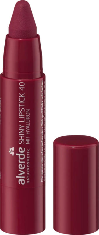 alverde NATURKOSMETIK Lippenstift Shiny 40