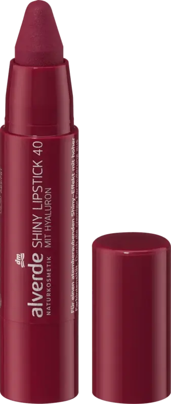 alverde NATURKOSMETIK Lippenstift Shiny 40