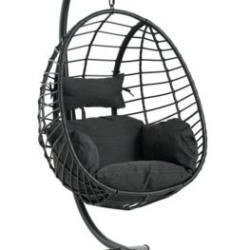 JYSK Leagăn BORK 96x192x124 negru