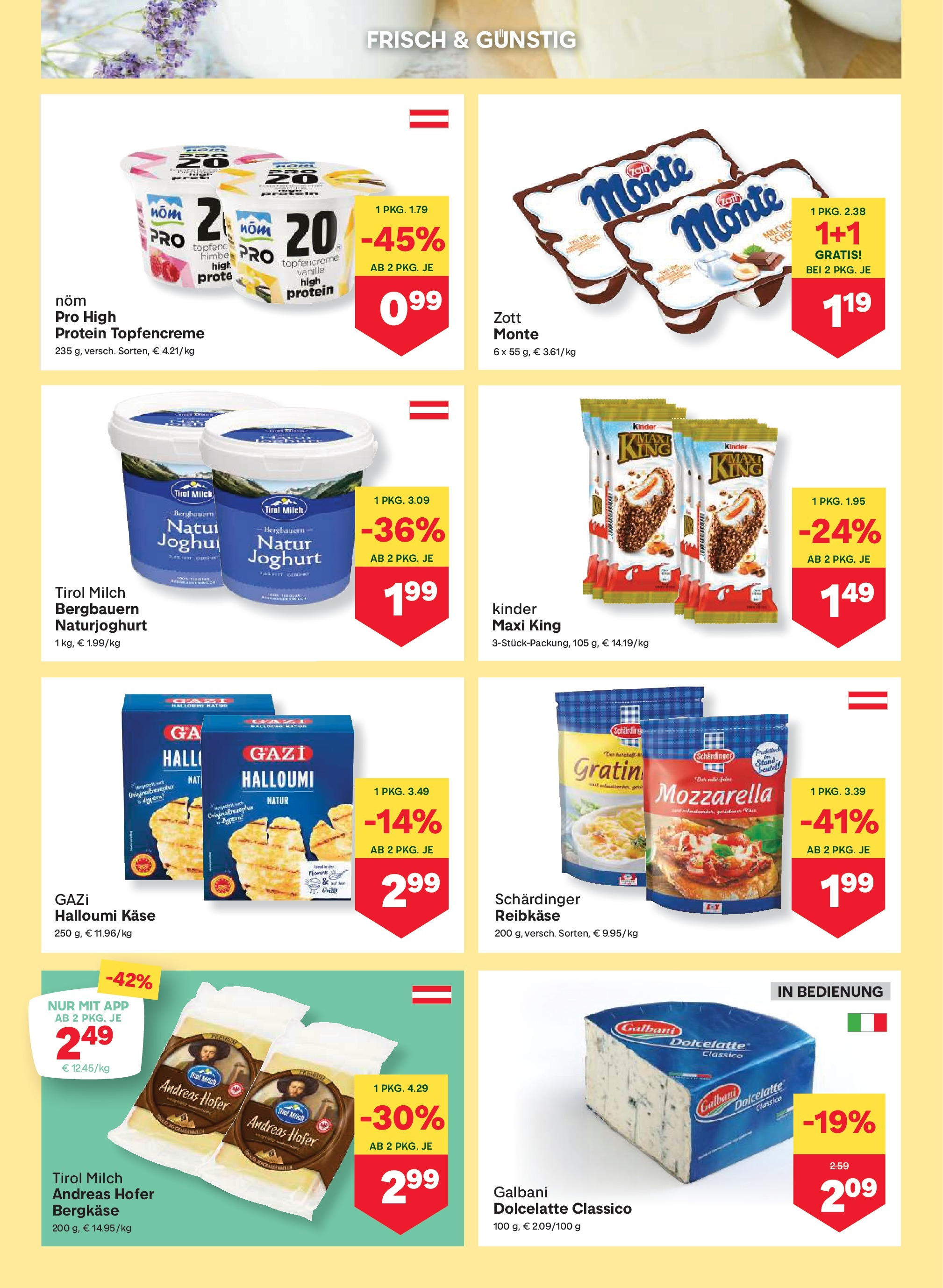 MPREIS Kärnten von 15.05.2025 - Aktuelle Angebote | Seite: 5 | Produkte: Milch, Käse, Joghurt