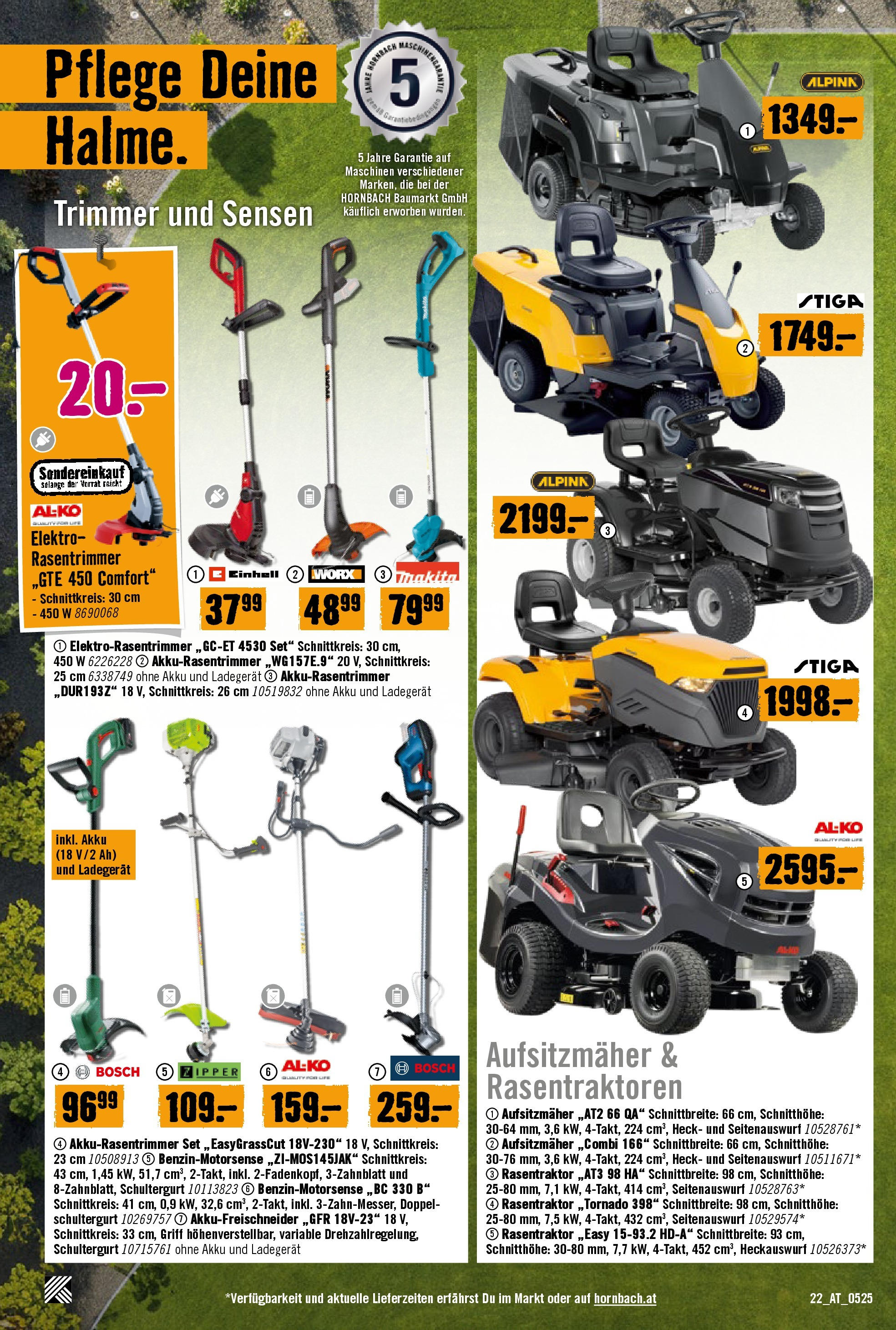 Hornbach Flugblatt (07.05.2025) || Aktuelle Angebote | Seite: 22 Hornbach Flugblatt von 07.05.2025 - Aktuelle Angebote | Seite: 22