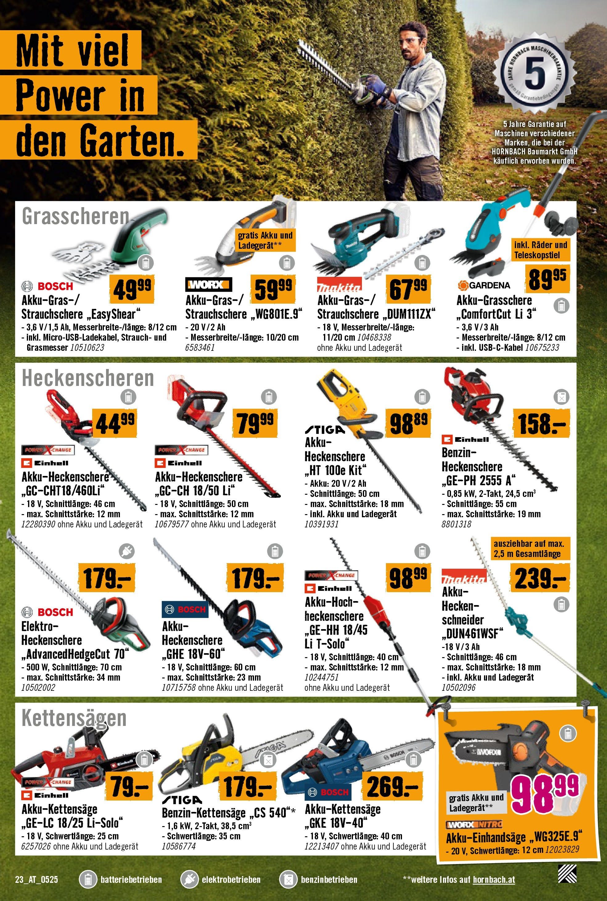 Hornbach Flugblatt (07.05.2025) || Aktuelle Angebote | Seite: 23 Hornbach Flugblatt von 07.05.2025 - Aktuelle Angebote | Seite: 23