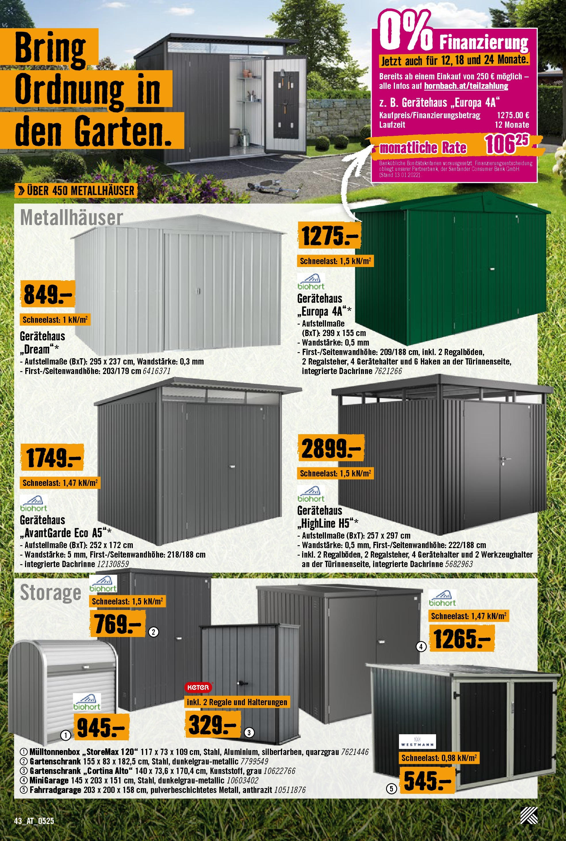Hornbach Flugblatt (07.05.2025) || Aktuelle Angebote | Seite: 43 Hornbach Flugblatt von 07.05.2025 - Aktuelle Angebote | Seite: 43