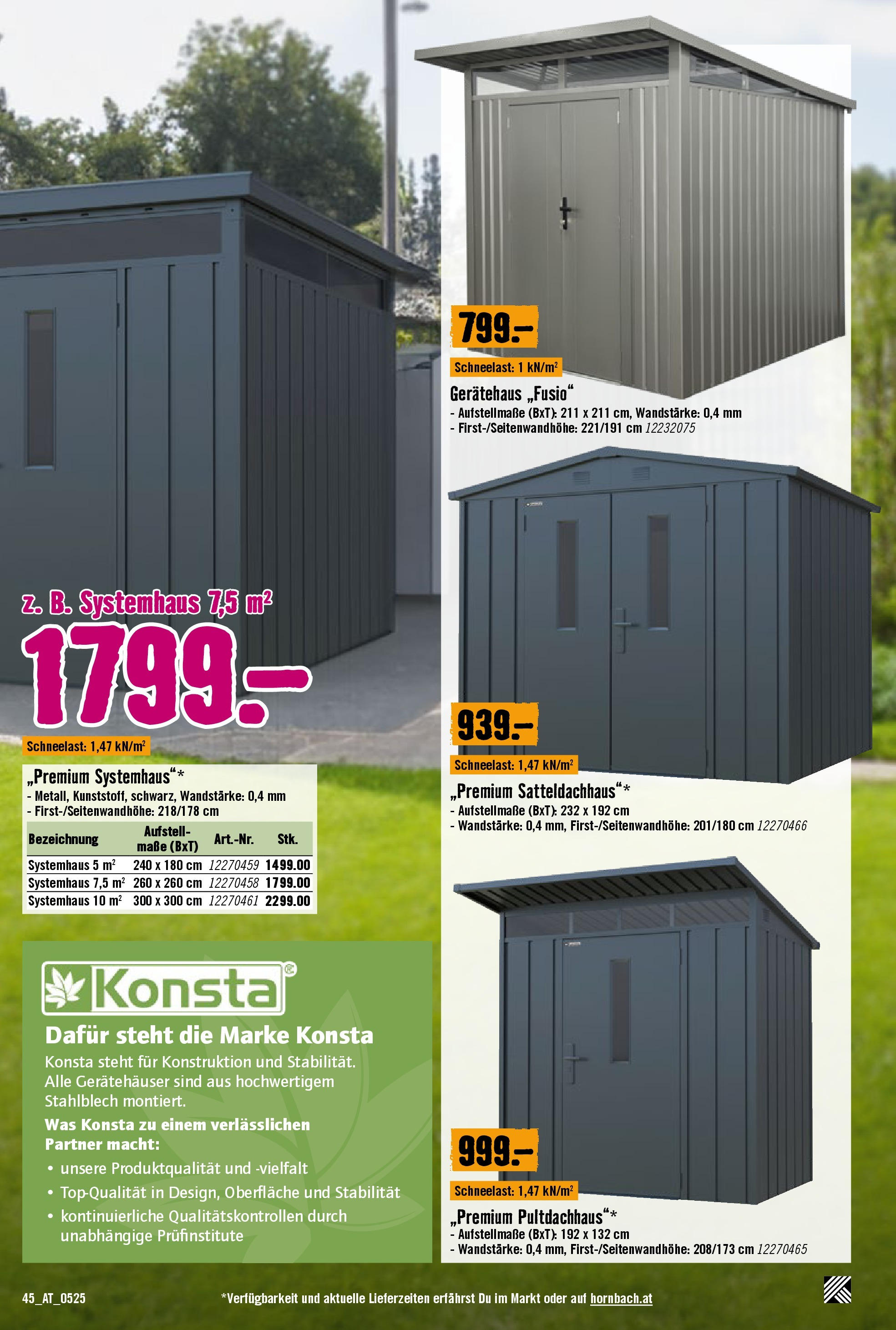 Hornbach Flugblatt (07.05.2025) || Aktuelle Angebote | Seite: 45 Hornbach Flugblatt von 07.05.2025 - Aktuelle Angebote | Seite: 45
