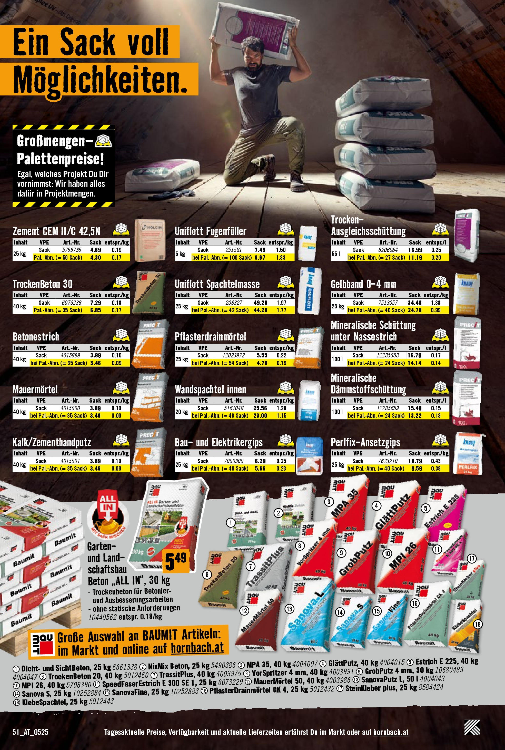 Hornbach Flugblatt (07.05.2025) || Aktuelle Angebote | Seite: 51 Hornbach Flugblatt von 07.05.2025 - Aktuelle Angebote | Seite: 51