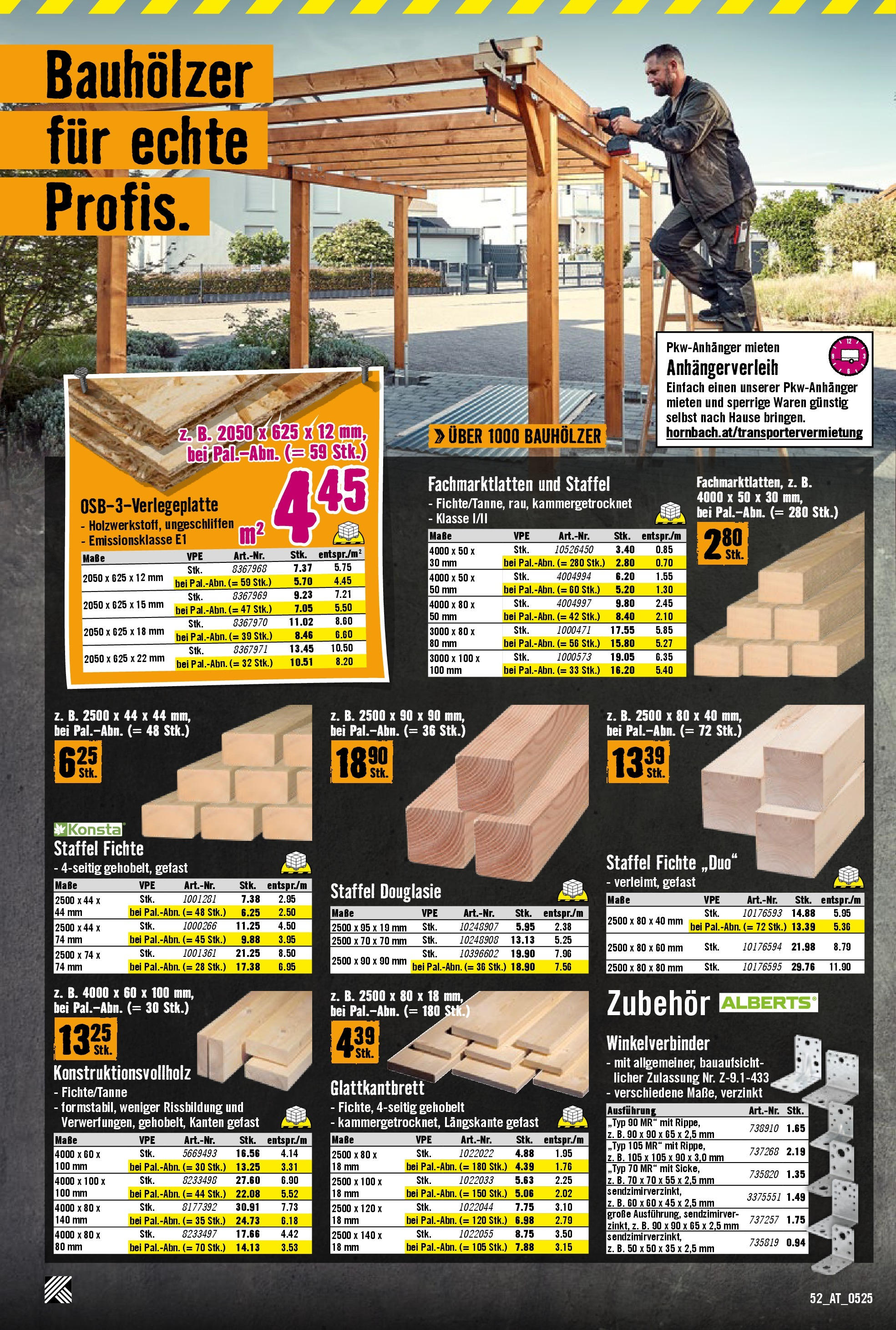 Hornbach Flugblatt (07.05.2025) || Aktuelle Angebote | Seite: 52 Hornbach Flugblatt von 07.05.2025 - Aktuelle Angebote | Seite: 52