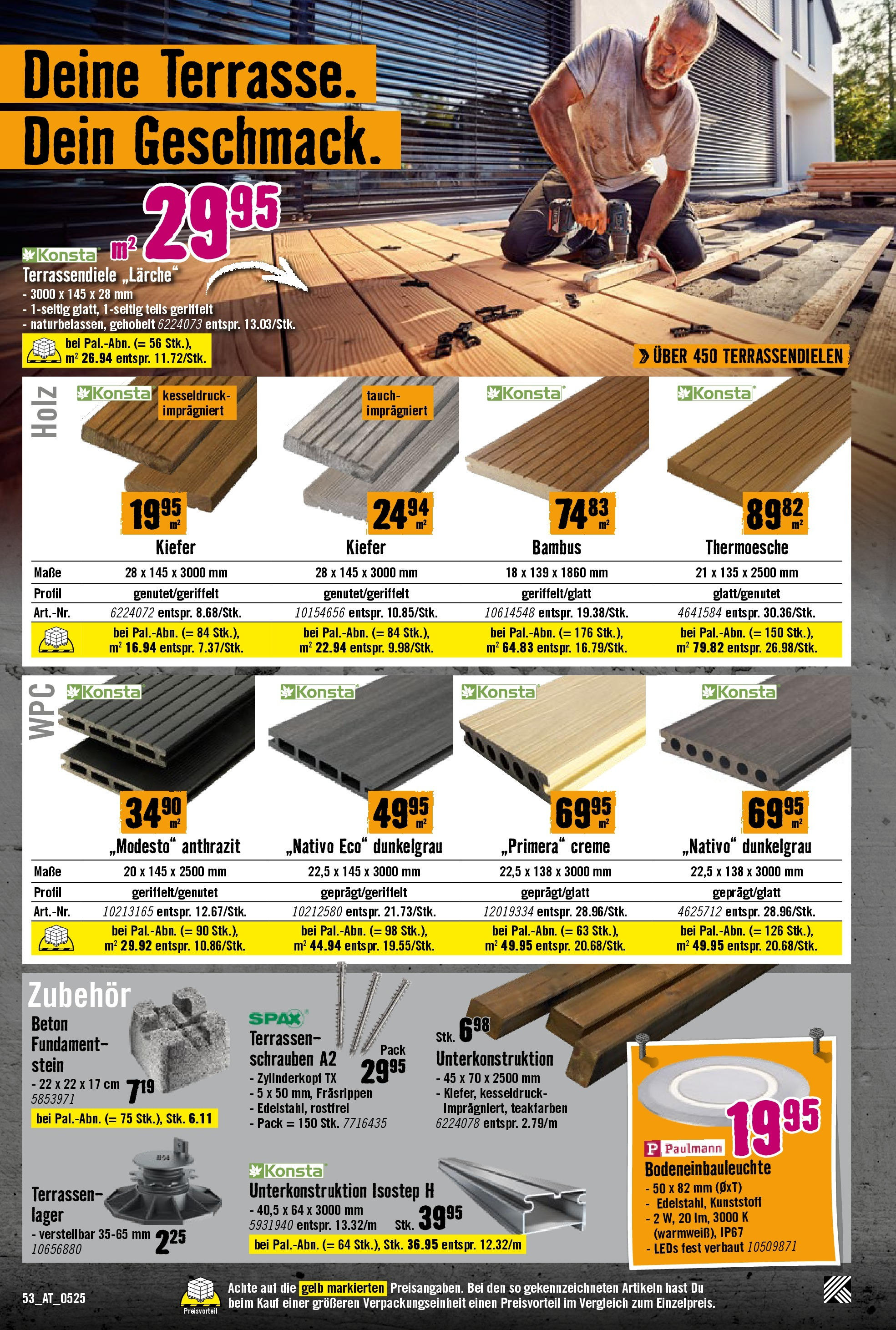 Hornbach Flugblatt (07.05.2025) || Aktuelle Angebote | Seite: 53 | Produkte: Creme Hornbach Flugblatt von 07.05.2025 - Aktuelle Angebote | Seite: 53 | Produkte: Creme