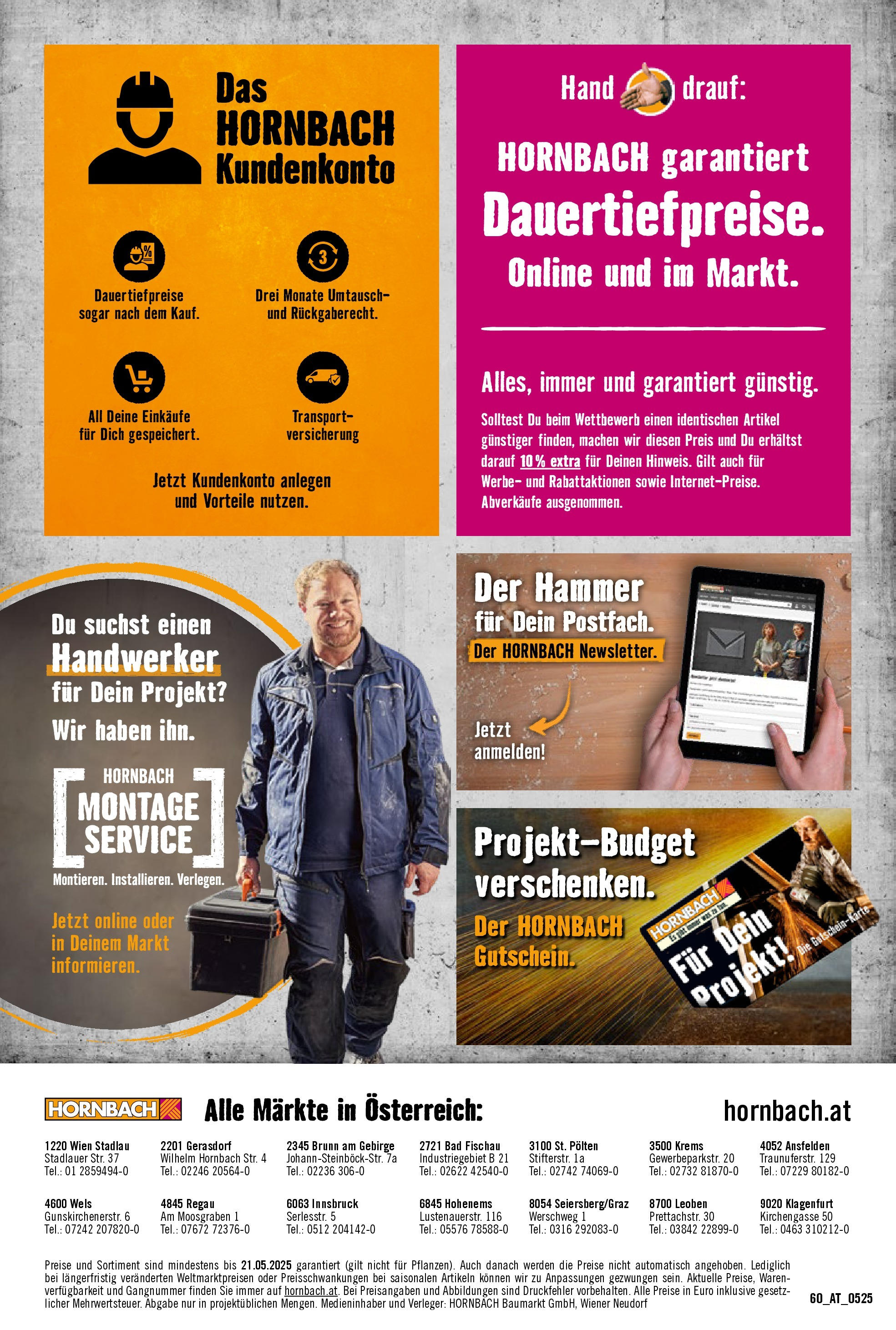 Hornbach Flugblatt (07.05.2025) || Aktuelle Angebote | Seite: 60 | Produkte: Bad Hornbach Flugblatt von 07.05.2025 - Aktuelle Angebote | Seite: 60 | Produkte: Bad