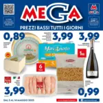 Supermercati Mega Prezzi bassi tutti i giorni - al 14.05.2025