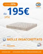 MCA Materassi Sconto 20% - al 31.05.2025