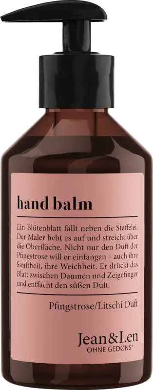 Jean&Len Hand Balm Pfingstrose & Litschi